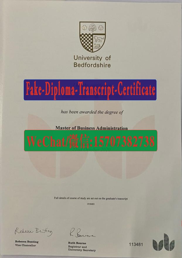 Where to order fake University of Bedfordshire Diploma