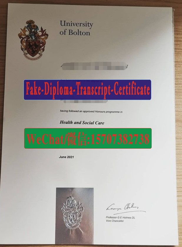 Where to order fake University of Bolton Diploma