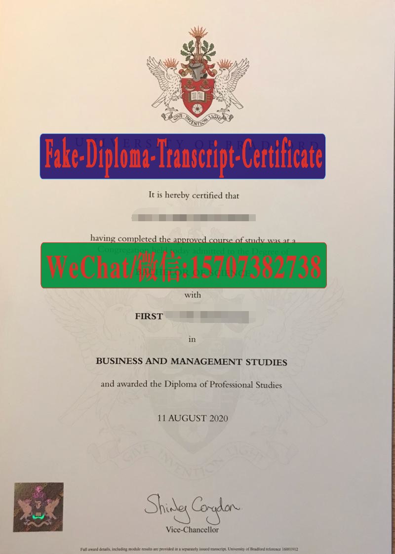 Where to order fake University of Bradford Diploma