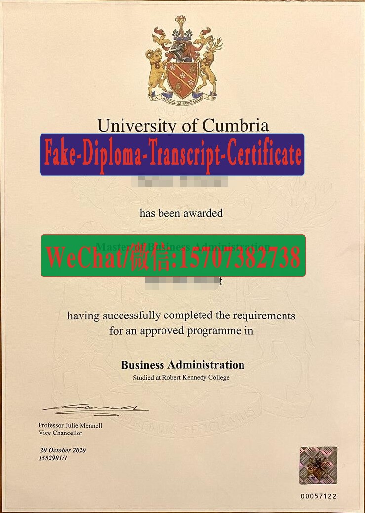 Where to order fake University of Cumbria Diploma