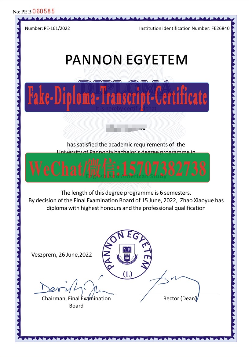 Where to order fake University of Pannonia Diploma