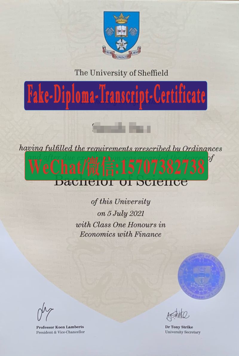 Where to order fake University of Sheffield Diploma