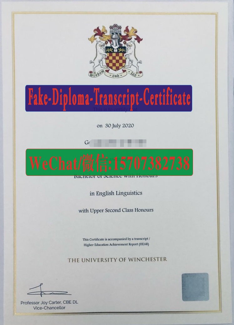 Where to order fake University of Winchester Diploma