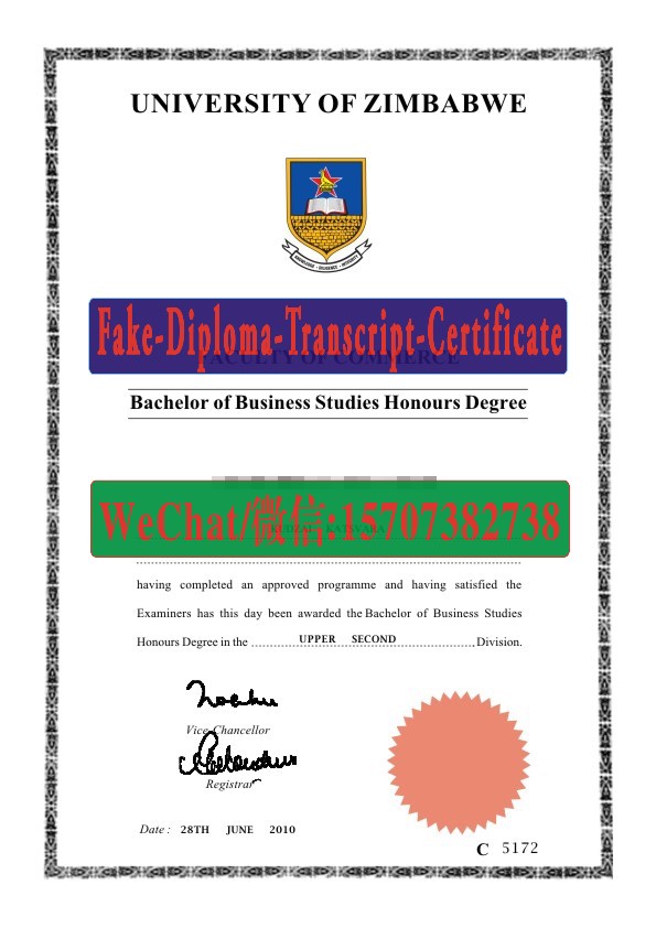 Where to order fake University of Zimbabwe Diploma